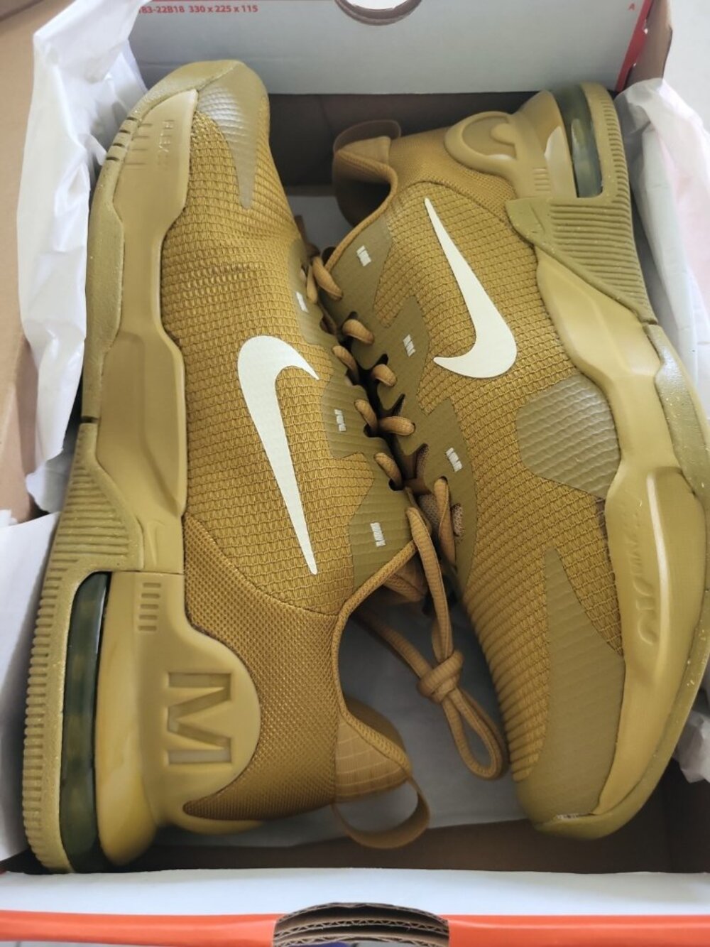 Nike Air Max Alpha Trainer 5 Running Shoes Bronzine DM0829-700 Men's Size 10.5
